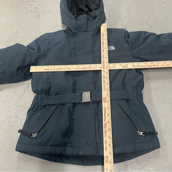 The North Face Full Zip Hooded Belted Goose Down Winter Jacket Women’s Size XS - Picture 5 of 6